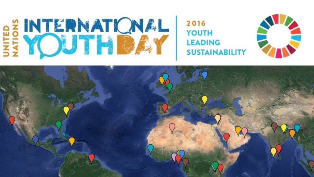 international youth day banner